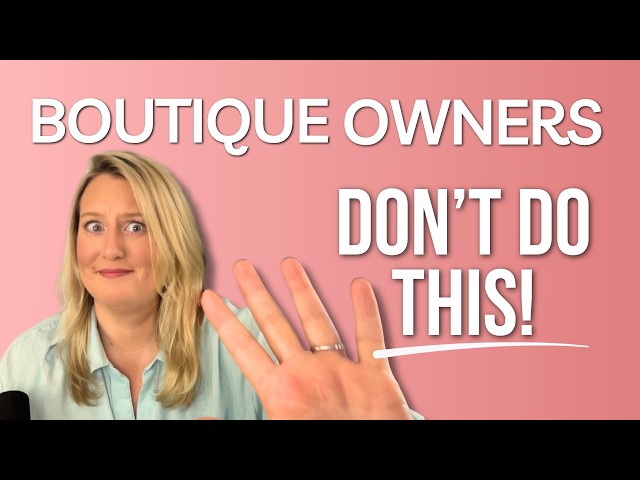 5 Reasons People Don't Trust Boutique Owners