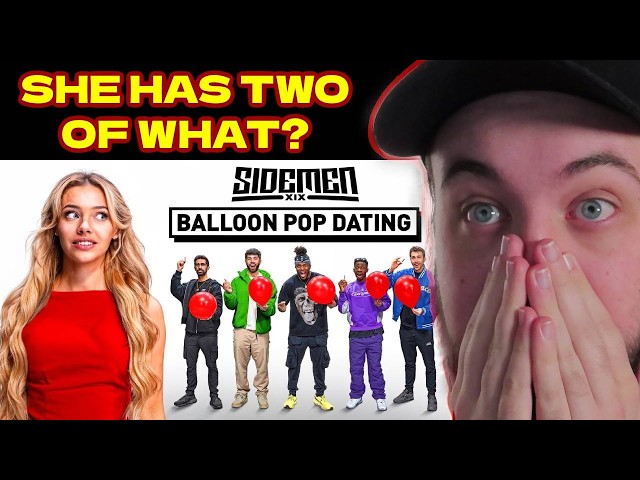 THIS IS WHY CHRISMD IS SINGLE! REACTING TO SIDEMEN POP THE BALLOON!