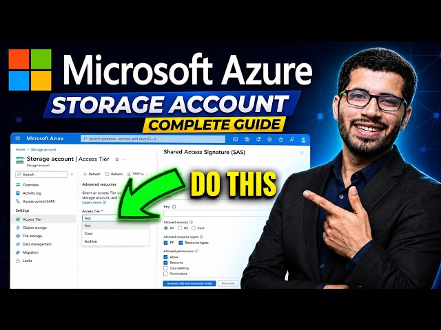 Azure Storage Account Basics: Containers, SAS & Access Tiers