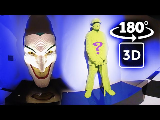 360 VRJOKER , WONDER WOMAN , GREEN LANTERN IN LEGO - The Art of the Brick: DC Super Heroes