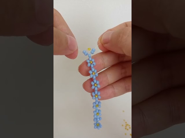 Daisy bracelet tutorial #diybracelet #howtomakeabeadbracelet #bracelet #jewelry #diyjewelry #beads