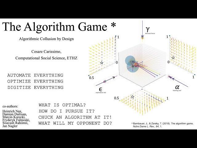 The Algorithm Game - Cesare Carissimo