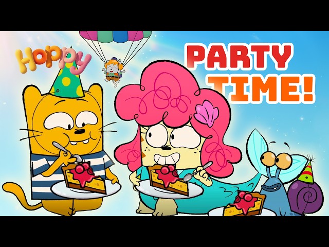 Ollie & Moon Party Adventures 🎉 | Festivals, Music & Friendship 🌈 Hoppy Friends Family