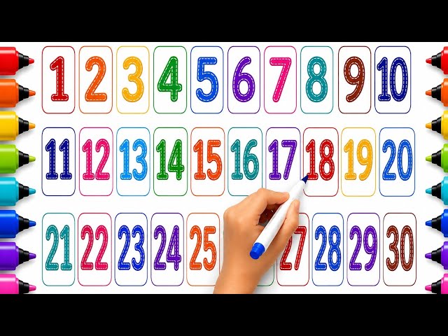 1 to 30 Counting for Kids | Learn Numbers 1 to 30 | Counting Numbers 123 | Numbers for Kids