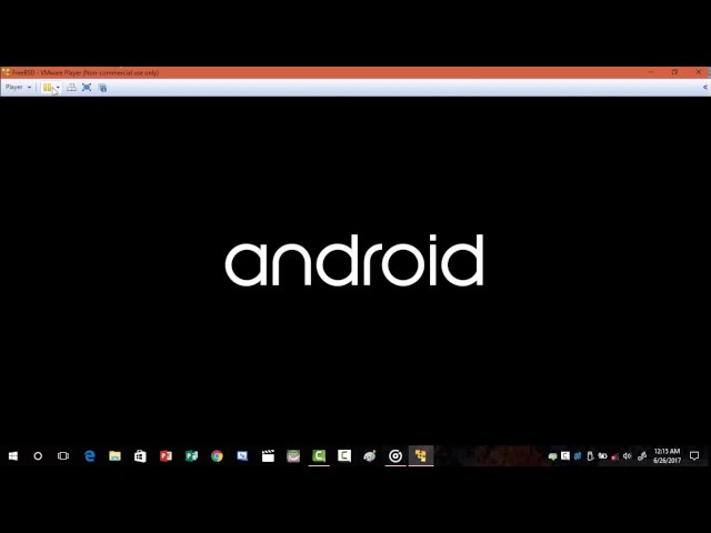 PIssTitan2000   How to Run Android 7 0 (FreeBSD) on VMware Player in Windows 10