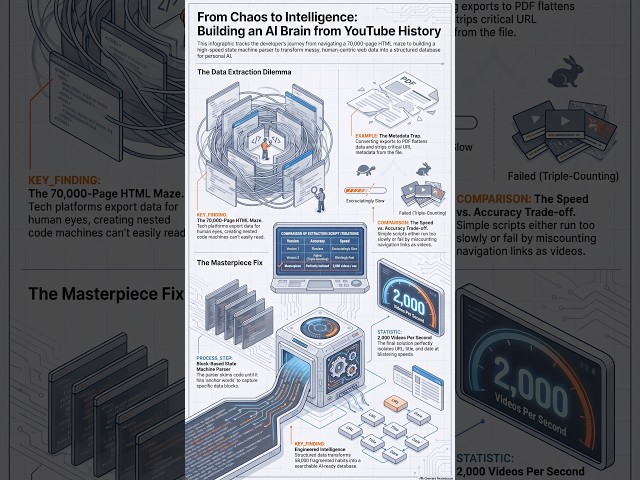 Engineering a Personal AI Brain: Transforming 58,000 YouTube Viewing Records into Structured Data