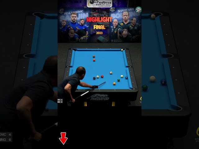 No Way! Shane Van Boening miss jupmshot | Shane Van Boening vs Pehlivanovic Final