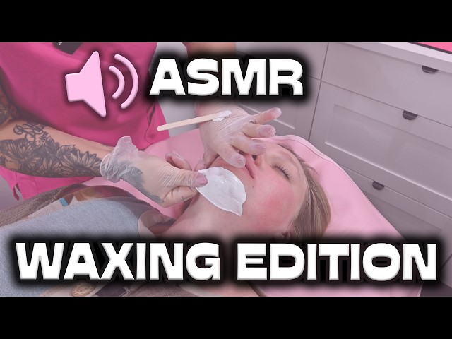 Full Face Hard Wax Tutorial ASMR | Satisfying Removal (No Talking)