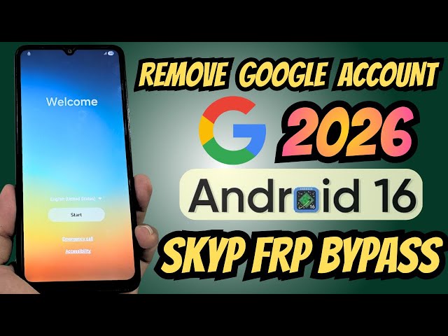 Unlock Samsung frp bypass, Remove Account Google Frp ANDROID 16 2026