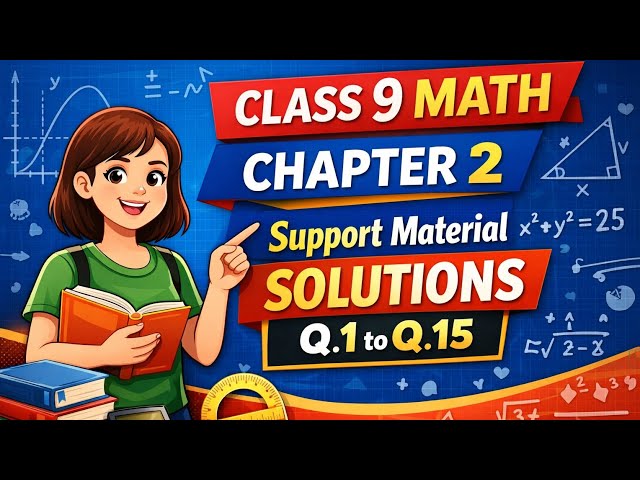 Class 9 Math Support Material Chapter-2 Polynomials | Q.1 to Q.15 | Fast Calculation Tricks |