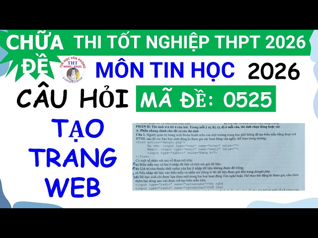 2016 High School Graduation Exam Informatics Solutions - Web Development Questions Code 0525