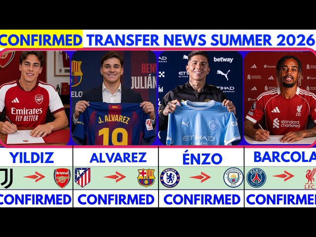 🚨LATEST CONFIRMED TRANSFER NEWS  AND RUMOURS TRANSFER NEWS  SUMMER 2026| Énzo to man city🔥 Jesus...🚨