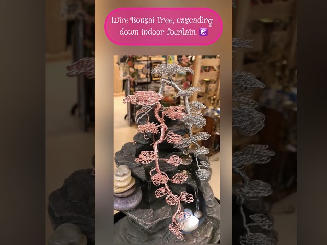This Wire Bonsai Fountain Looks Impossible to Make #artcraft #diy