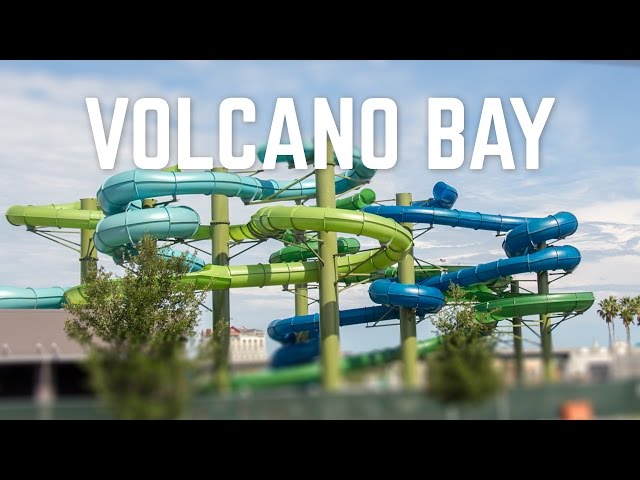 Construction Site VOLCANO BAY Water Park Orlando, Florida