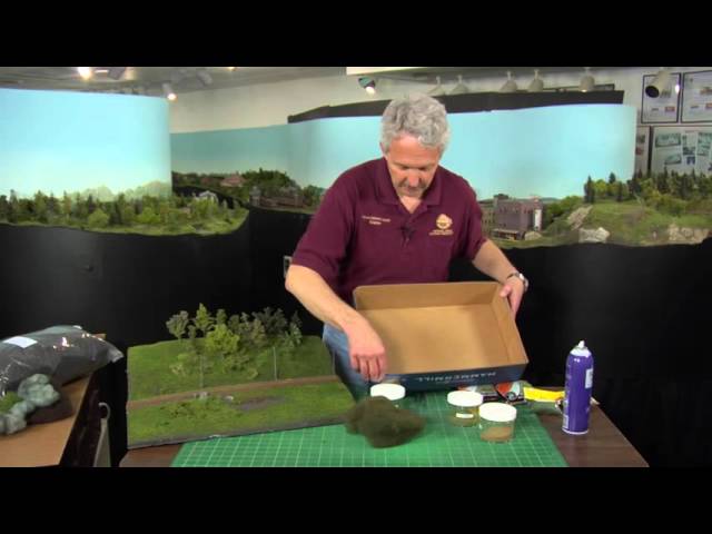 Model Railroad Scenery Techniques: Creating Vegetation