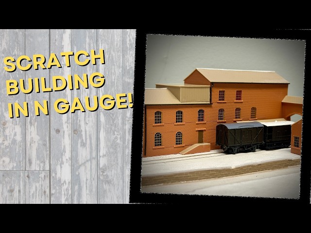 Scratchbuilding in N gauge for my Mental Health Diorama
