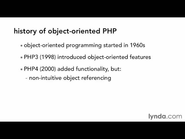 Advance OOP Tutorial for PHP programming Part 4