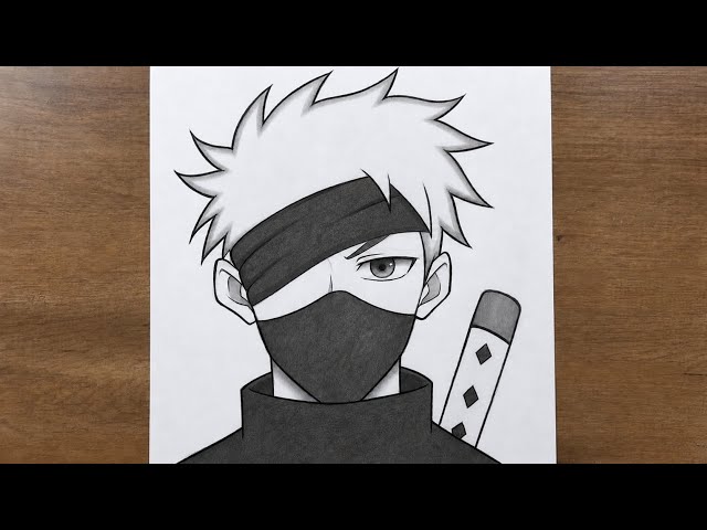 How to Draw an Anime Ninja | Easy Pencil Drawing Tutorial