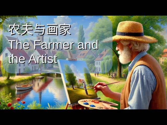 农夫与画家 The Farmer and the Artist - bilingual | Learn Chinese vocabulary from stories