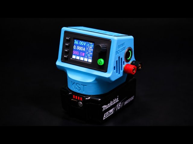 DIY 0.5-36V 90W Portable Power Supply Using Module SK90C and Makita 18V Battery