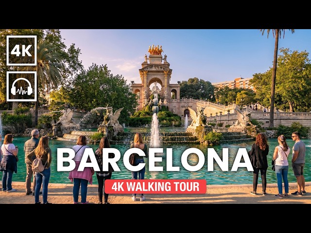 🇪🇸 BARCELONA Walking Tour March 2026 With Captions & Sound │ City Center【4K/60FPS】