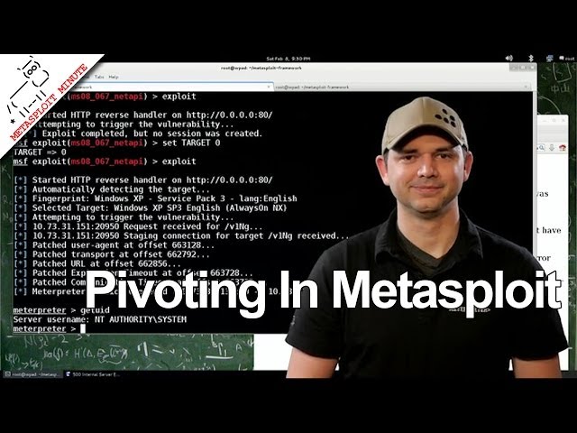 Pivoting In Metasploit - Metasploit Minute [Cyber Security Education]