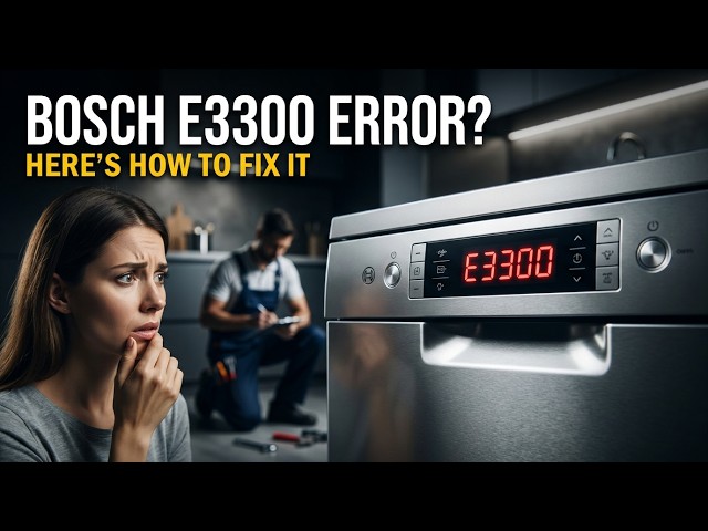 Bosch Dishwasher Error Code E3300: How to Fix It
