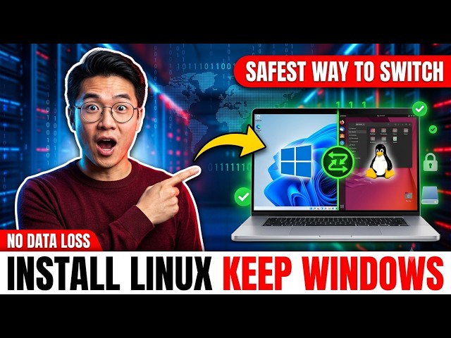 I Installed Linux Alongside Windows 11 (The Safest Way to Switch)