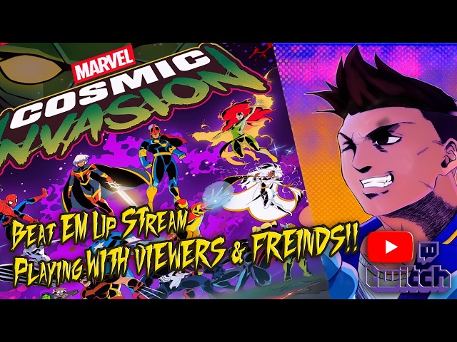 Fortexfiend is live! Streaming with Marsdelune! Marvel Cosmic Invasion fun!