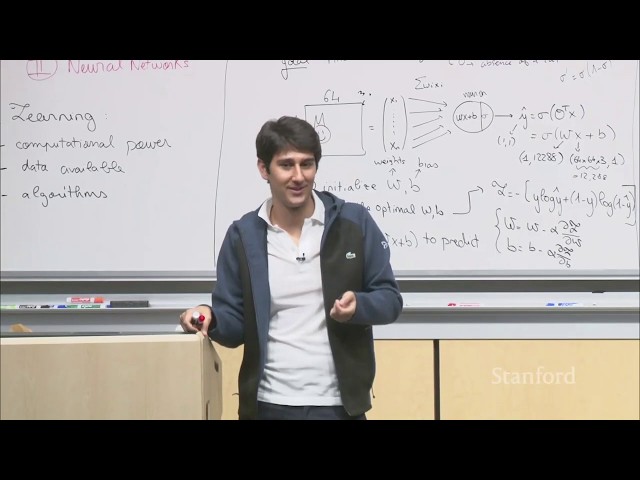 Lecture 10 - Introduction to Neural Networks | Stanford CS229: Machine Learning (Autumn 2018)