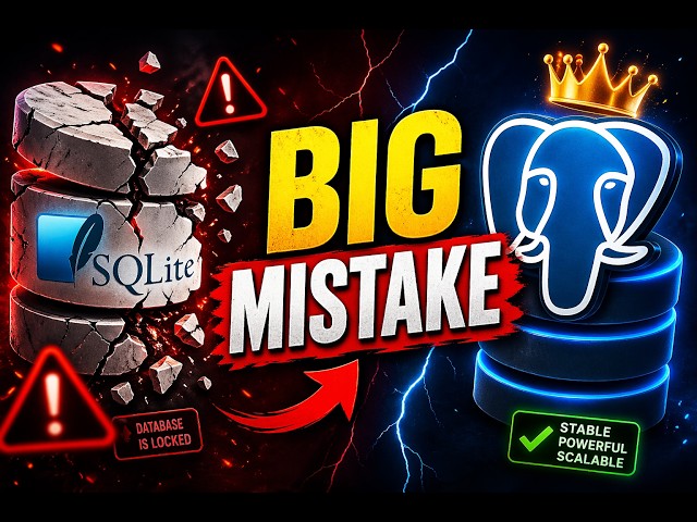 SQLite vs PostgreSQL: The EXACT Moment You Should Switch