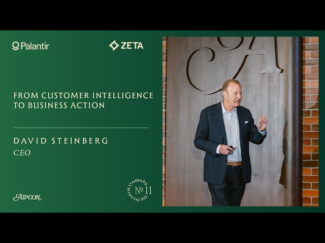 From Customer Intelligence to Business Action | Zeta at AIPCon 11