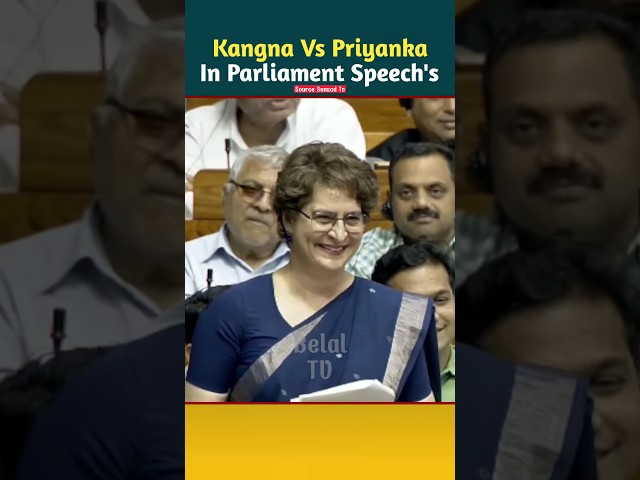 Priyanka Gandhi's Remarks During Parliament Debate #shortvideo #priyankagandhi