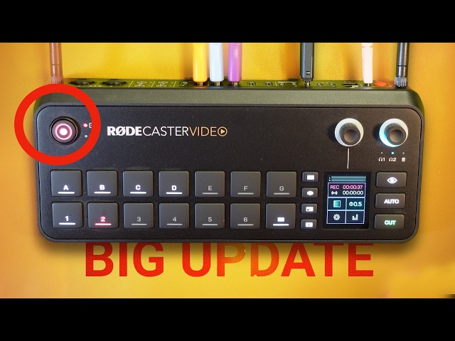 RØDECaster Video MASSIVE Update! (4K Capture & Sync Explained)