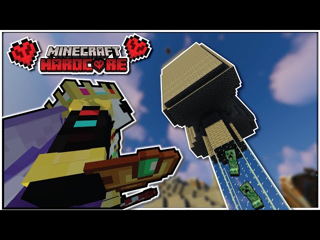 I Built A MEGA CREEPER FARM... in HARDCORE Minecraft #11