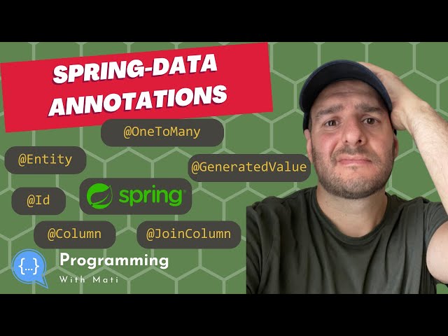 How to map objects with Spring-Data | OneToMany Relationship mapping | Eager vs Lazy | Annotations