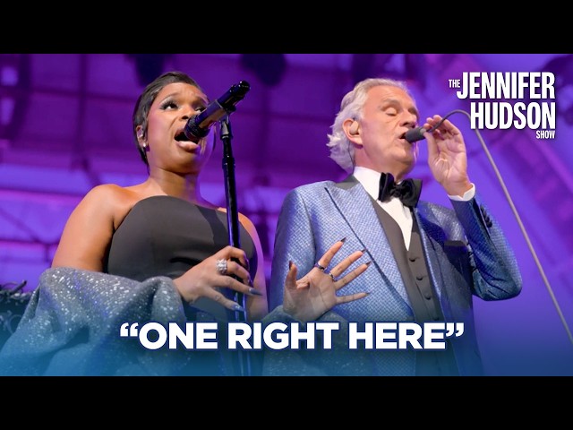 This Jennifer Hudson & Andrea Bocelli Moment Was EVERYTHING!