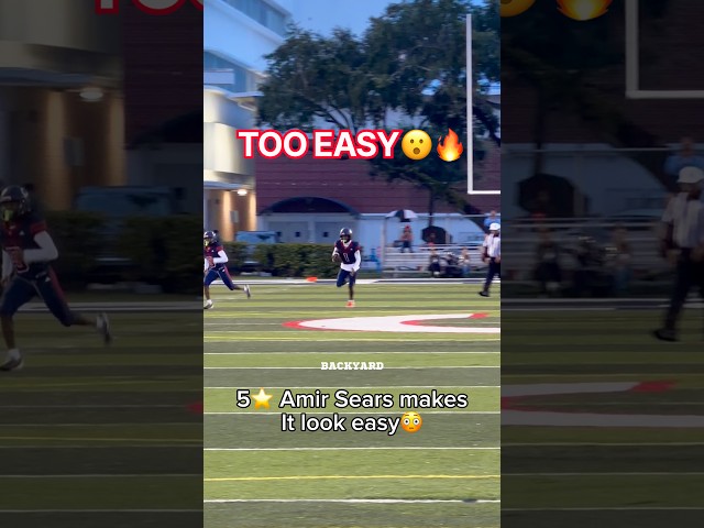Five Star Amir Sears to the crib‼️🤯🔥 #touchdown #footballshorts #footballplayer #footballskills