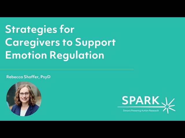 Strategies for Caregivers to Support Emotion Regulation