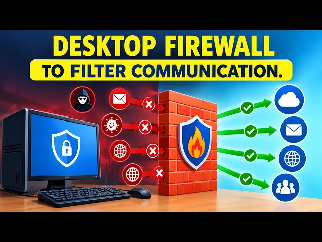 USE DESKTOP FIREWALL TO FILTER COMMUNICATION | FIREWALL SETTINGS