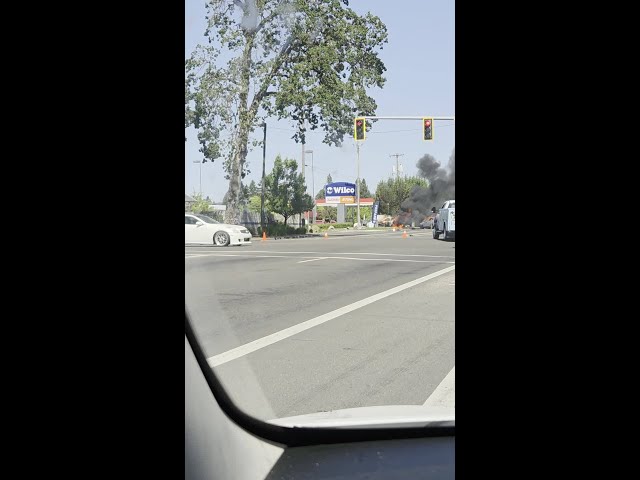 Propane fire at McMinnville Wilco store