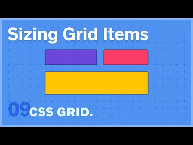 CSS GRID: Sizing Grid Items — 9 of 25