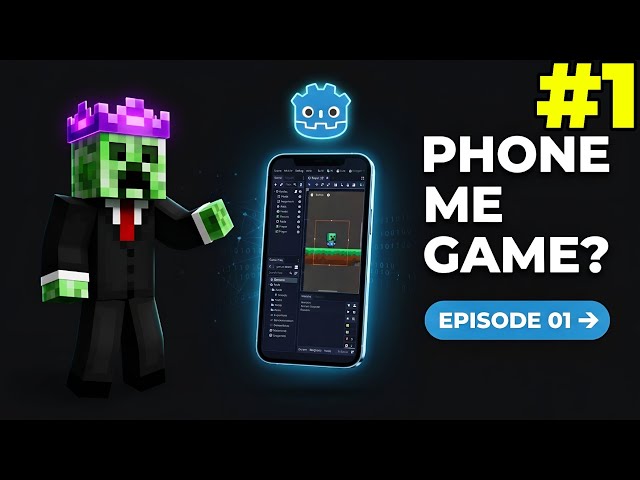 Godot Engine Tutorial: [Ep:1] Mobile Game Dev Journey Start! 🚀 
