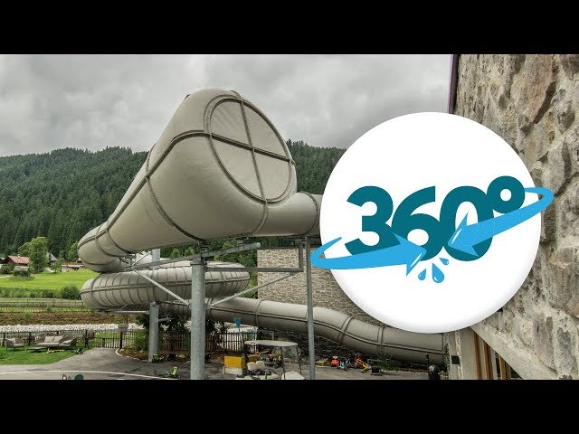 [360° VR] Cone Slide - Kinderhotel Dachsteinkönig, Gosau, Austria