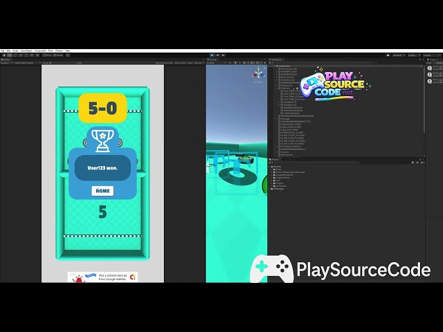 Puck Battle Unity Source Code | Complete Air Hockey Game Template