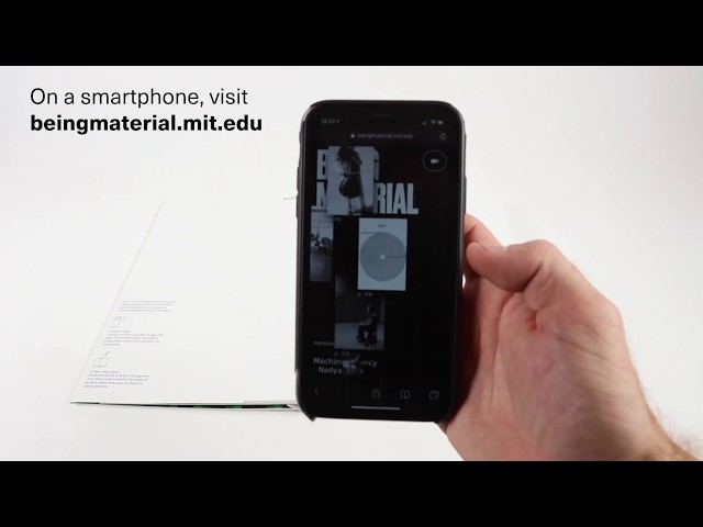 CAST Publication: Being Material: How to Interact with Being Material