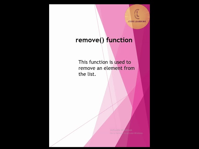 python module | list 'part 11' | CodeLearning