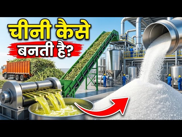 Sugar Mill के अंदर क्या होता है? आप हैरान रह जाएंगे | गन्ने का रस चीनी कैसे बनता है? पूरा Process