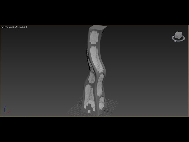 how to model a tower in 3ds Max