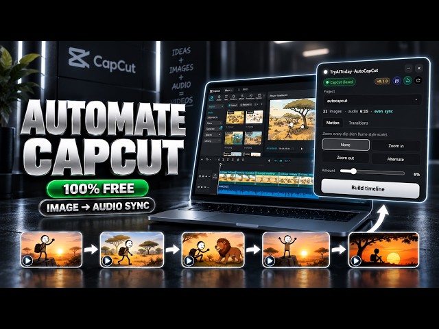 Stop Editing CapCut Manually — This Free Tool Builds Your Timeline For You